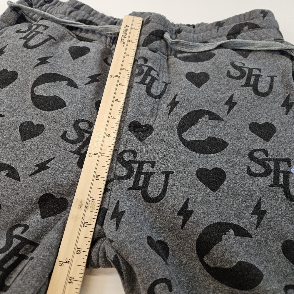 Alex’s stupid Studio STU Sweatpants Size Large Gray And Black A.S.S - Picture 5 of 9